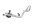 palanca de freno trasero, pedal de freno, palanca, sistema de frenos BMW R 1150 GS R21 0415 99-04