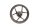 Cerchio ruota anteriore tubeless da 17 pollici 3.50 Kawasaki Versys 650 KLE 650 B LE650A 07-09