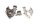 Oliepomp rotorhuis complete schroefverbinding motor BMW R 1150 GS R21 0415 99-04