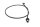 Speedometer cable drive shaft, mechanical speedometer BMW R 1150 GS R21 0415 99-04