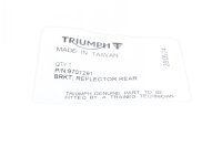 Rekisterikilven pidike, takaheijastin, LED-heijastin Triumph Street Triple 765 R 24-24