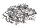 Skruvsortiment, monteringsskruvar, ram, motor BMW R 1150 GS R21 0415 99-04