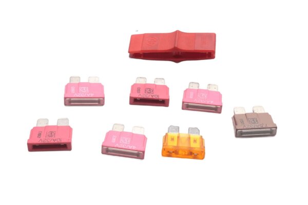 Fuse set blade fuse 4A 7.5A 10A battery BMW R 1150 GS R21 0415 99-04
