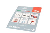 Topcase V47N Monokey System lockable 47L top Motorrad Zubehör universell