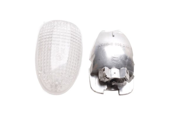 Achterste linker richtingaanwijzer, transparant lensinzetstuk, lampfitting BMW R 1150 GS R21 0415 99-04