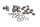 Bremsscheibenschrauben Satz Distanzbuchsen BMW R 1150 GS R21 0415 99-04
