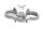 Soporte de cabina, soporte de instrumentos, soporte de velocímetro BMW R 1150 R R28 0429 01-06
