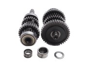 Gearbox shaft, shift shaft, gears, needle bearings Honda...