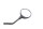 Venstre sidespejl, styrmontering, rundt, sort, set bagud BMW R 1150 GS R21 0415 99-04