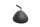 Venstre sidespejl, styrmontering, rundt, sort, set bagud BMW R 1150 GS R21 0415 99-04