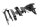 Support de plaque dimmatriculation, éclairage de plaque dimmatriculation, protection anti-éclaboussures Yamaha MT-09 850 A 21-21