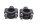 Handlebar riser set, riser, mounting, left and right Harley Davidson universell