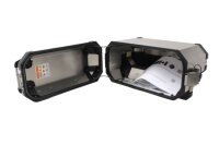 Portapacchi posteriore, superiore, custodia in alluminio, Adventure box Honda universell