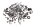Skruvsats rammonteringspanel BMW R 1200 GS K25 0307 R12 04-07