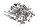 Skruvsats rammonteringspanel BMW R 1200 GS K25 0307 R12 04-07