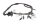 Kabelhärva hastighetsmätare instrumentbelysning blå BMW R 1100 S 259 0422 R2S 98-05