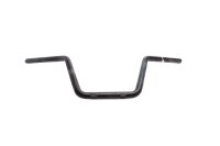 Guidon tubulaire en acier noir moleté BMW K 100 RT K100RT 83-89