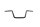 Guidon tubulaire en acier noir moleté BMW K 100 RT K100RT 83-89