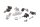 Bromsledningshållarsats klämmor BMW R 1100 S 259 0422 R2S 98-05