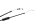 Câble daccélérateur double, câble daccélérateur à lavant, câble de commande daccélérateur BMW K 100 RT K589 0504 83-89