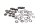 Bromsskivor fram, skruvsats, skruvar BMW R 1200 GS K25 0307 R12 04-07