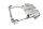 plaque de base arrière du porte-bagages BMW R 1200 CL 0442 K30 259C 03-05