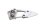 Footrest assembly, front left bracket, footrest BMW R 1100 S 259 0422 R2S 98-05