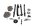 Kit de cadena de distribución, tensor de cadena de distribución BMW R 1200 GS K25 0307 R12 04-07