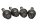Pyöränpulttisarja, pyöränkiinnitys, pyörännapa BMW K 100 RT K589 0504 83-89