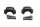 Colliers de guidon, té de fourche supérieur avant, blocs de serrage BMW R 1200 GS K25 0307 R12 04-07
