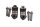 Colliers de guidon, té de fourche supérieur avant, blocs de serrage BMW R 1200 GS K25 0307 R12 04-07