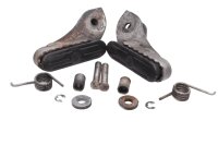 Fodstøtter foran, venstre og højre, med gummipuder BMW R 1200 GS K25 0307 R12 04-07