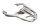 Portaequipajes, portaequipajes trasero, asa de agarre trasera (plateada) BMW F 800 ST K71 0234 06-12