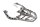 Portaequipajes, portaequipajes trasero, asa de agarre trasera (plateada) BMW F 800 ST K71 0234 06-12