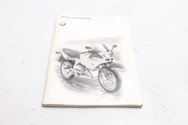 Værkstedsmanual, servicehæfte, tekniske specifikationer BMW R 1100 S 259 0422 R2S 98-05