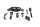 Knastaksellejeblok monteringssæt højre BMW R 1200 GS K25 0307 R12 04-07