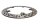 Disco de freno delantero izquierdo perforado, círculo de pernos de 4,3 mm BMW F 800 ST K71 0234 06-12