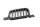 Luftgallerlist fram höger, skydd BMW K 100 RT K589 0504 83-89
