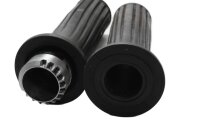 Lenkergriff Set Gummigriffe Riffelprofil Gasgriff BMW K 100 RT K589 0504 83-89