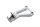 Achterste linker voetsteun montage, beugel 2331267 BMW R 1100 S 259 0422 R2S 98-05