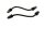 Remleiding, hydraulische slang, remslang BMW K 100 RT K589 0504 83-89