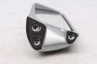 Vänsterspegel, fyrkantigt hölje, matt silver, krockfoto BMW K 100 RT K100RT 83-89