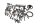 Screw set, gaskets, threaded bolts, engine BMW R 1200 CL 0442 K30 259C 03-05