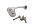 Montageset voor de linker spiegelbeugel BMW K 100 RT K589 0504 83-89