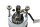 Polttoainemittari, polttoainetason mittari, kojelauta BMW K 100 RT K589 0504 83-89