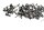 Schroevenset, bevestigingshouder, frame BMW R 1100 RT 259 0413 96-01