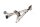 Support de repose-pied droit, plaque de support 7 687 516 BMW K 1200 GT K44 K12S 0587 06-08