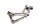 Sozius Fußrastenanlage hinten links Halter Honda XRV 750 Africa Twin RD04 90-92