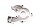 ensemble de carter de turbine de pompe à huile rotor interne BMW R 1100 RT 259 0413 96-01