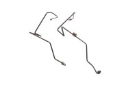 ABS-remleiding, hydraulische leiding achter BMW R 1150 GS R21 0415 99-04